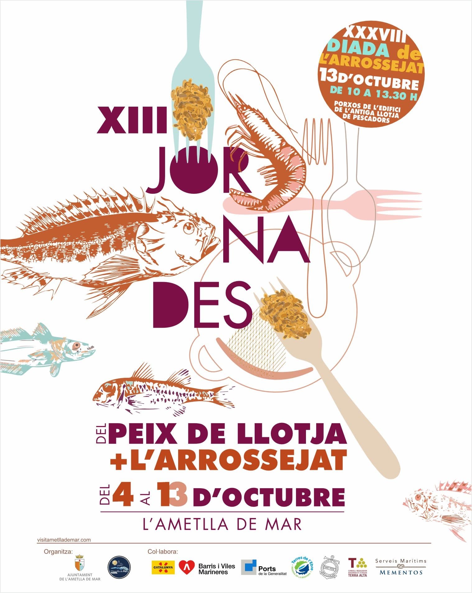 XIII Gastronomic week  for "l'Arrossejat" from L'Ametlla de Mar's Fish Auction