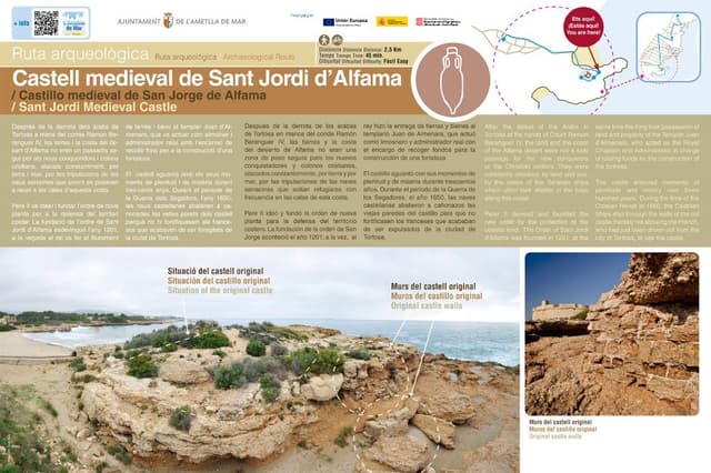 Castillo medieval de Sant Jordi d'Alfama