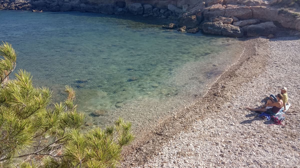 Cala Bon Caponet, beach