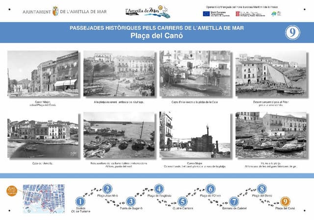 9. "Plaça del Canó" (L'Ametlla de Mar's History Route)
